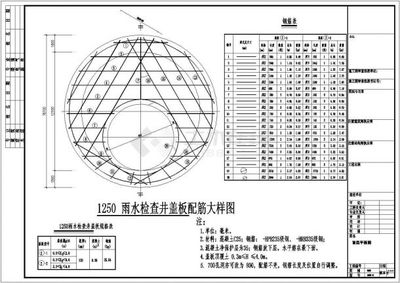 某小区室外排水、雨水、污水管道井工程施工图